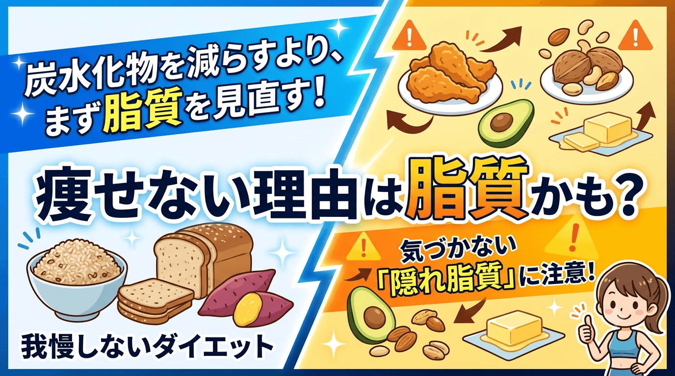 炭水化物よりも脂質を減らせ 戸田公園パーソナルジム 戸田公園パーソナルトレーニング 戸田市パーソナルトレーニング 戸田市パーソナルジム